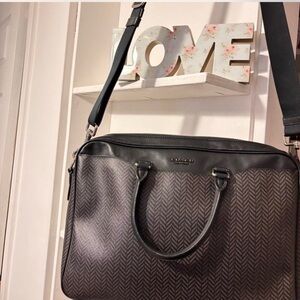Coach Black and Brown Laptop Bag